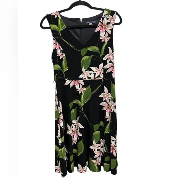 Tommy Hilfiger | Dresses | Gorgeous Black Floral Tommy Hilfiger Formal Dress  | Poshmark